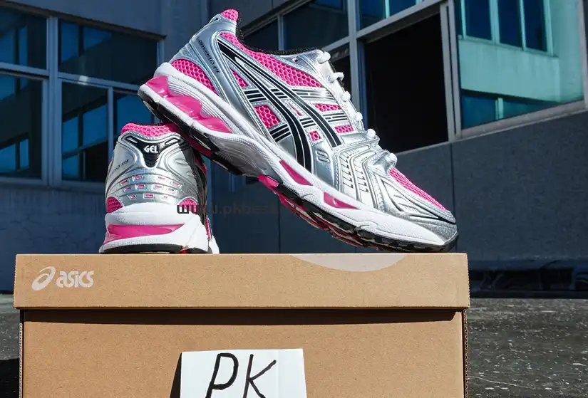 PK GOD Asics Gel-Kayano 14 Silver black RETAIL MATERIALS READY TO SHIP