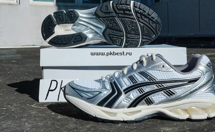 PK GOD ASICS JJJJound x Gel Kayano 14 ‘Silver Black’ RETAIL MATERIALS READY TO SHIP