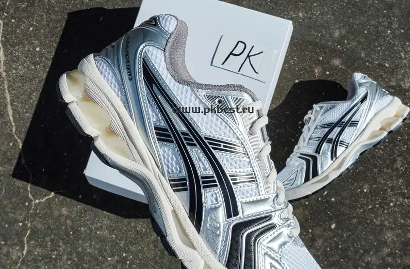 PK GOD ASICS JJJJound x Gel Kayano 14 ‘Silver Black’ RETAIL MATERIALS READY TO SHIP