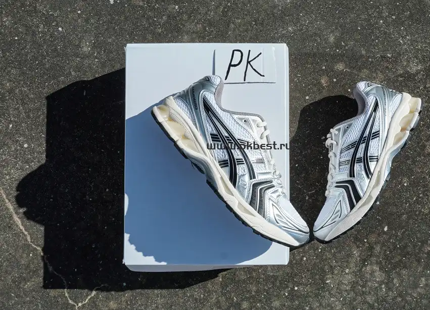 PK GOD ASICS JJJJound x Gel Kayano 14 ‘Silver Black’ RETAIL MATERIALS READY TO SHIP