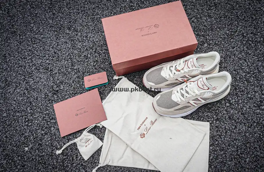 PK GOD Loro Piana x  New Balance NB 990 V6 gray  RETAIL MATERIALS READY TO SHIP