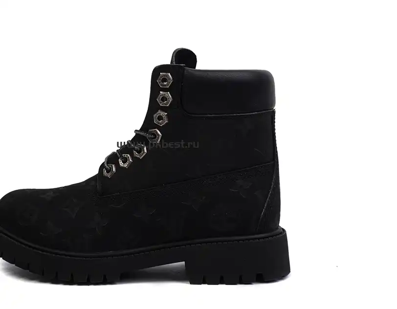 PK GOD Timberland x LOUIS VUITTON Cow leather black RETAIL MATERIALS READY TO SHIP