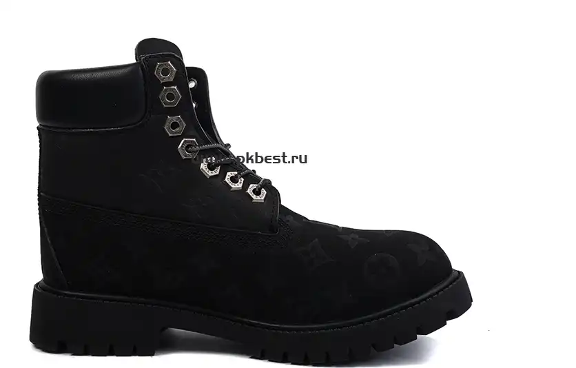 PK GOD Timberland x LOUIS VUITTON Cow leather black RETAIL MATERIALS READY TO SHIP