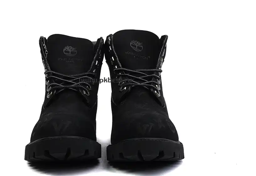 PK GOD Timberland x LOUIS VUITTON Cow leather black RETAIL MATERIALS READY TO SHIP