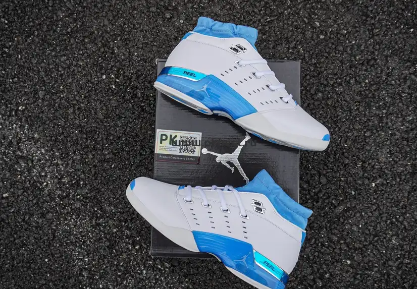 PK GOD Jordan 17 Retro Low SP University Blue RETAIL MATERIALS READY TO SHIP