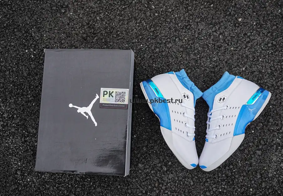 PK GOD Jordan 17 Retro Low SP University Blue RETAIL MATERIALS READY TO SHIP