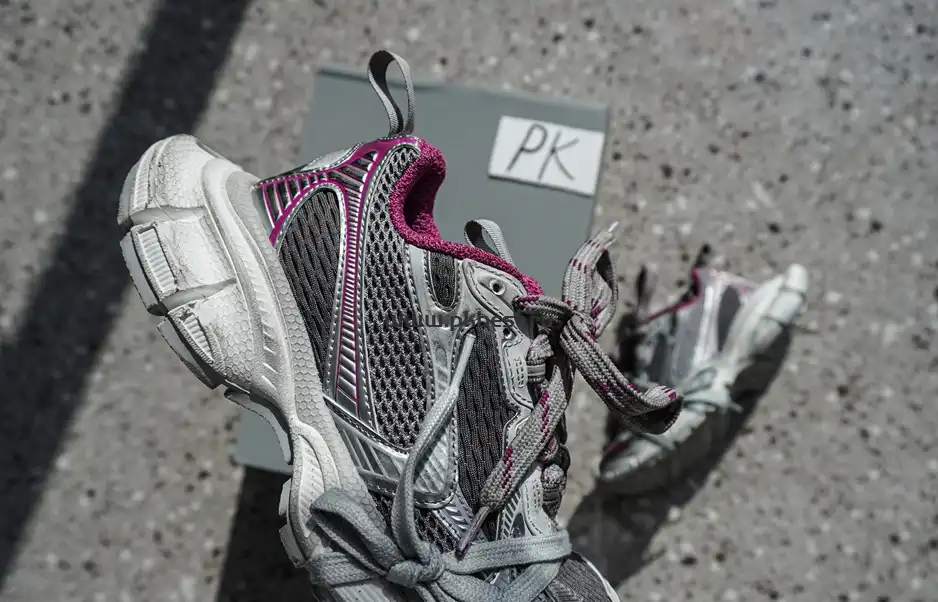 PK God Balenciaga 3XL Sneaker  Silver purple RETAIL MATERIALS READY TO SHIP