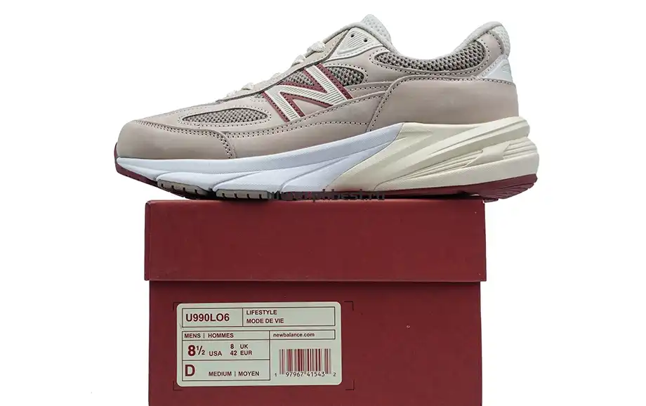 PK GOD Loro Piana x  New Balance NB 990 V6 gray  RETAIL MATERIALS READY TO SHIP