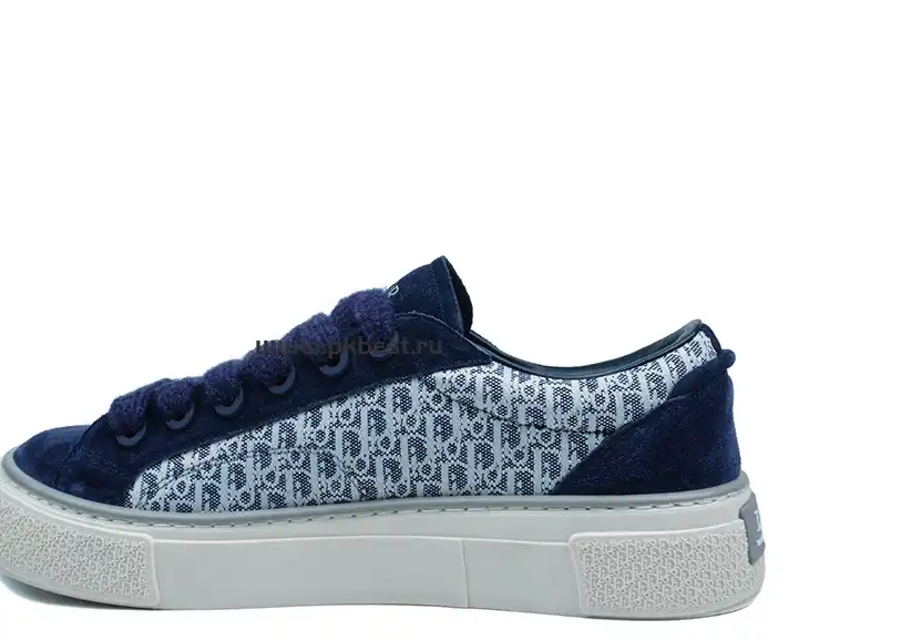 PK GOD Dior B33 TENNIS  DO EMBROIDERED  CANV BLUE & WHITE RETAIL MATERIALS READY TO SHIP