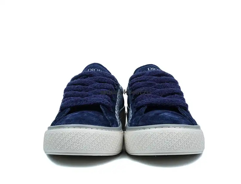 PK GOD Dior B33 TENNIS  DO EMBROIDERED  CANV BLUE & WHITE RETAIL MATERIALS READY TO SHIP