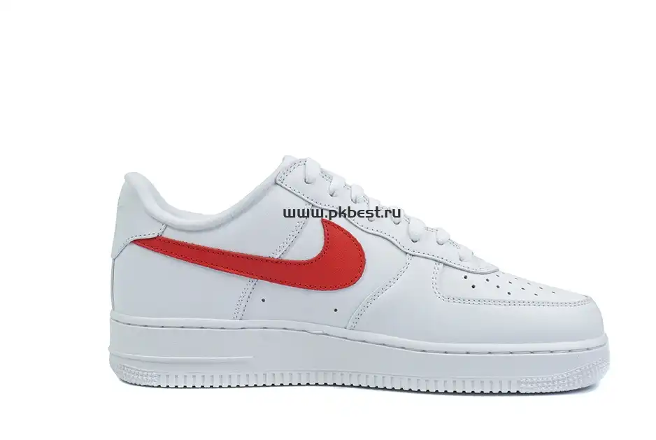 PK GOD Nike Supreme x Air Force 1 Low Box Logo – Speed Red RETAIL MATERIALS READY TO SHIP