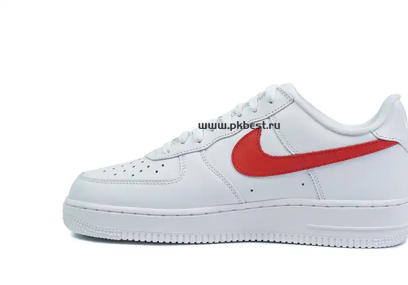 PK GOD Nike Supreme x Air Force 1 Low Box Logo – Speed Red RETAIL MATERIALS READY TO SHIP