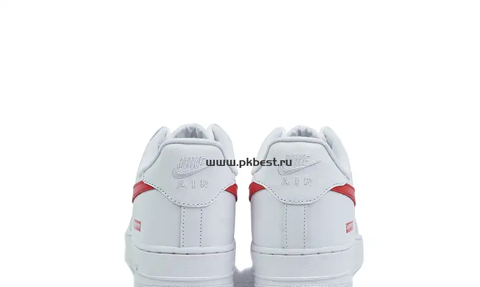 PK GOD Nike Supreme x Air Force 1 Low Box Logo – Speed Red RETAIL MATERIALS READY TO SHIP