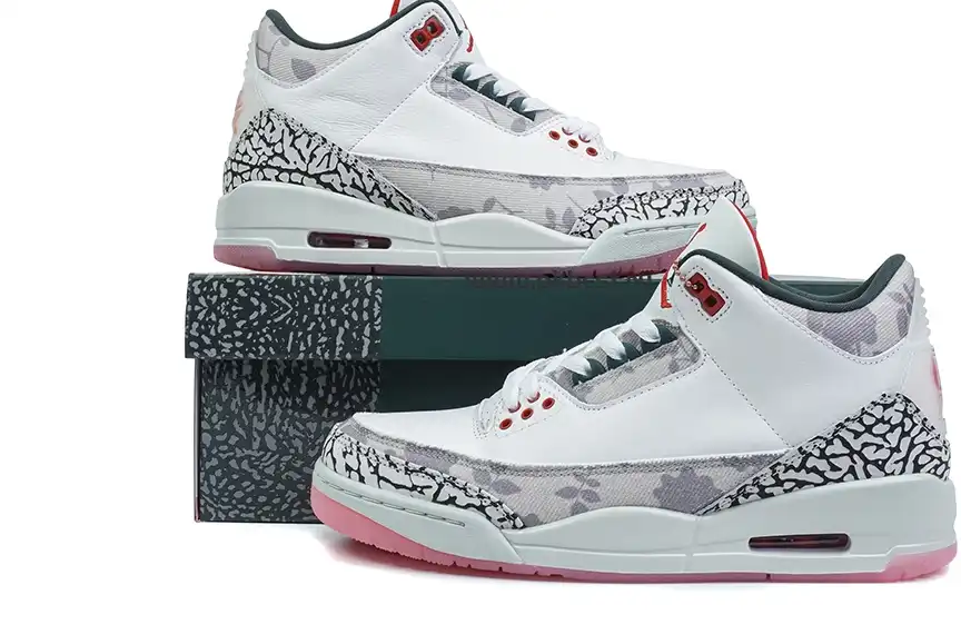 PK GOD Jordan Air Jordan 3 Retro Wings  Rice ash powder RETAIL MATERIALS READY TO SHIP