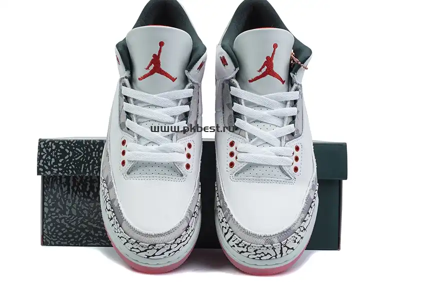 PK GOD Jordan Air Jordan 3 Retro Wings  Rice ash powder RETAIL MATERIALS READY TO SHIP