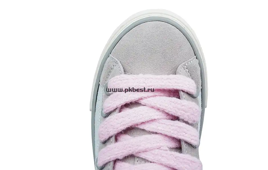 PK GOD Dior B33 TENNIS  DO  EMBROIDERED  CANV Gray & PINK RETAIL MATERIALS READY TO SHIP