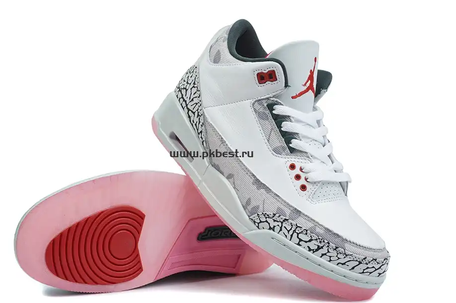 PK GOD Jordan Air Jordan 3 Retro Wings  Rice ash powder RETAIL MATERIALS READY TO SHIP