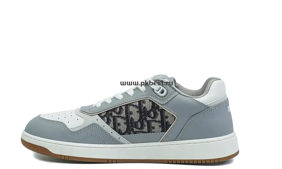 PK GOD Dior B33 TENNIS  DO  EMBROIDERED  CANV Gray & PINK RETAIL MATERIALS READY TO SHIP