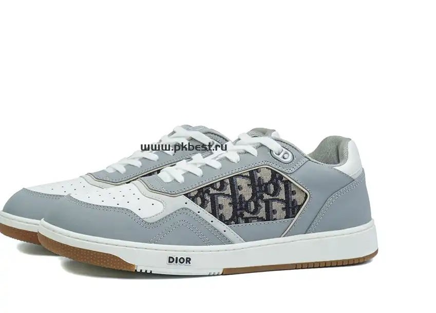 PK GOD Dior B33 TENNIS  DO EMBROIDERED  CANV BLUE & WHITE RETAIL MATERIALS READY TO SHIP