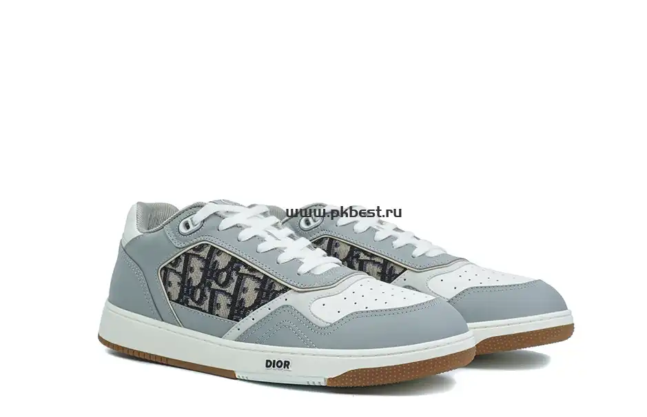 PK GOD Dior B33 TENNIS  DO EMBROIDERED  CANV BLUE & WHITE RETAIL MATERIALS READY TO SHIP