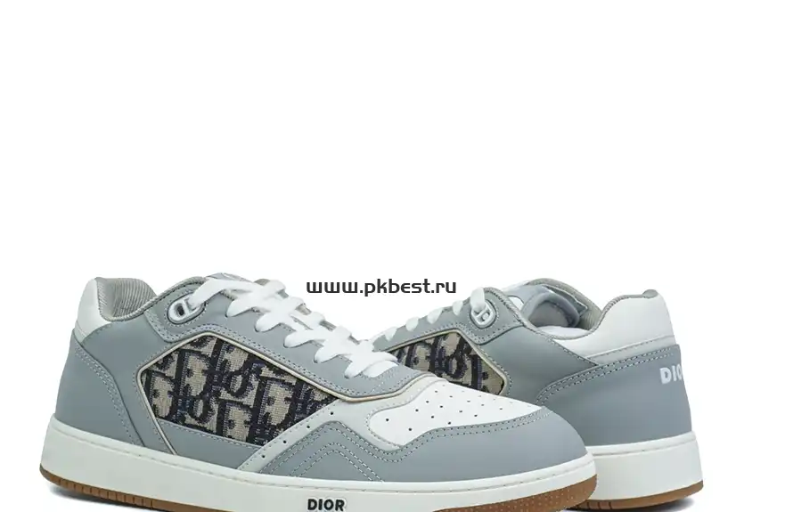 PK GOD Dior B33 TENNIS  DO EMBROIDERED  CANV BLUE & WHITE RETAIL MATERIALS READY TO SHIP