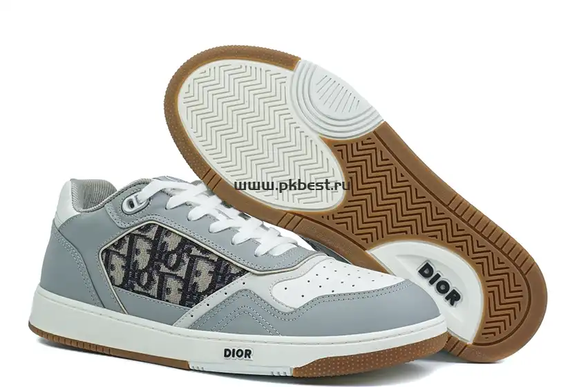 PK GOD Dior B33 TENNIS  DO EMBROIDERED  CANV BLUE & WHITE RETAIL MATERIALS READY TO SHIP