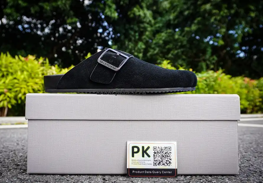 PK GOD Balenciaga Sunday suede mules RETAIL MATERIALS READY TO SHIP