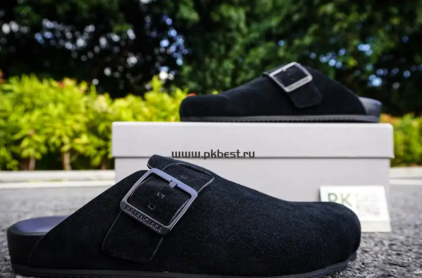 PK GOD Balenciaga Sunday suede mules RETAIL MATERIALS READY TO SHIP