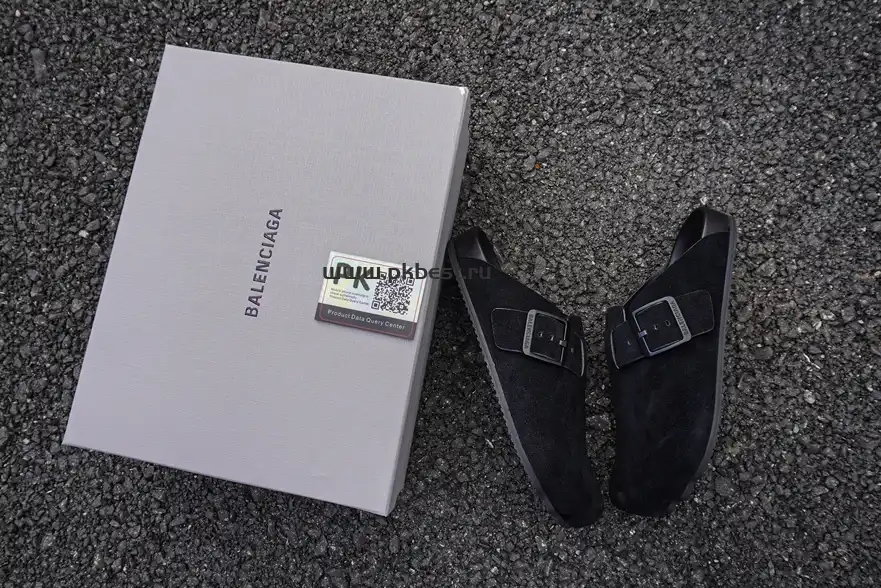 PK GOD Balenciaga Sunday suede mules RETAIL MATERIALS READY TO SHIP