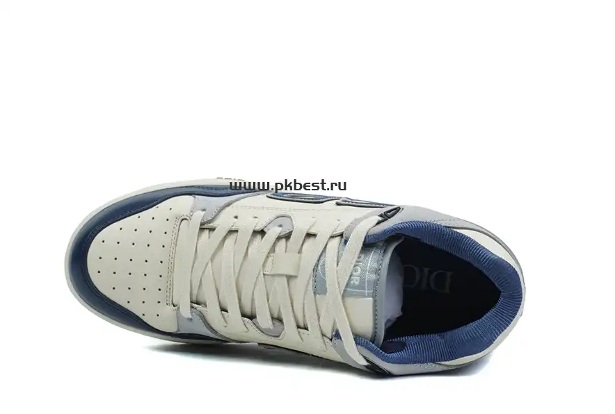 PK GOD Dior B57 MID-TOP SNEAKER Dark blue and white RETAIL MATERIALS READY TO SHIP