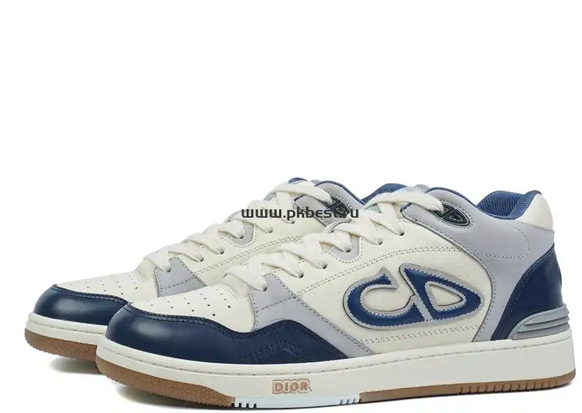 PK GOD Dior B57 MID-TOP SNEAKER Dark blue and white RETAIL MATERIALS READY TO SHIP