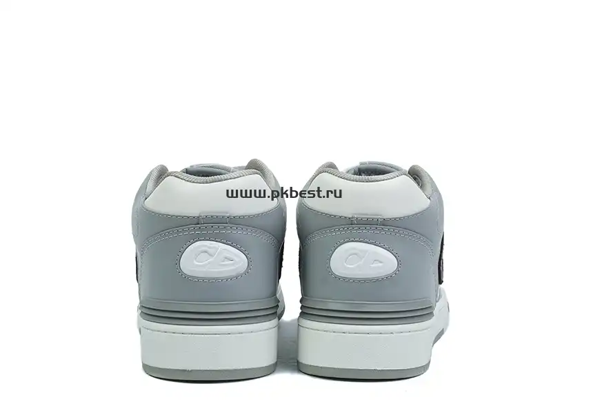 PK GOD Dior B57 MID-TOP SNEAKER  Gray and white RETAIL MATERIALS READY TO SHIP