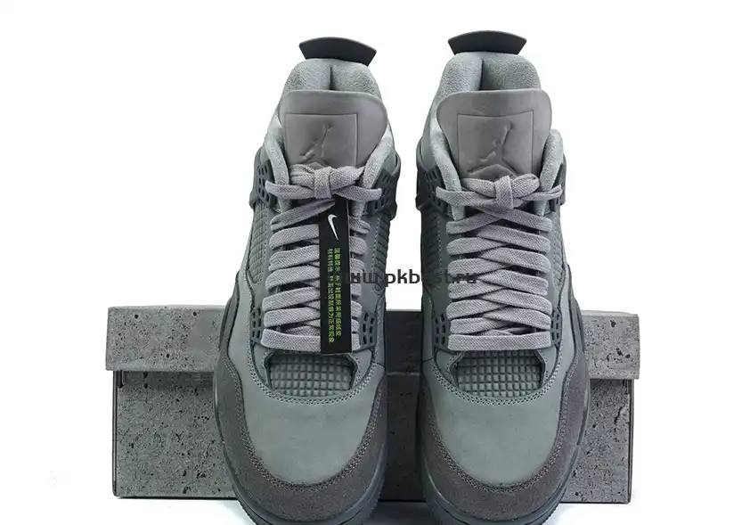 PK GOD Air Jordan 4 SE Paris Olympics Cement Grey RETAIL MATERIALS READY TO SHIP