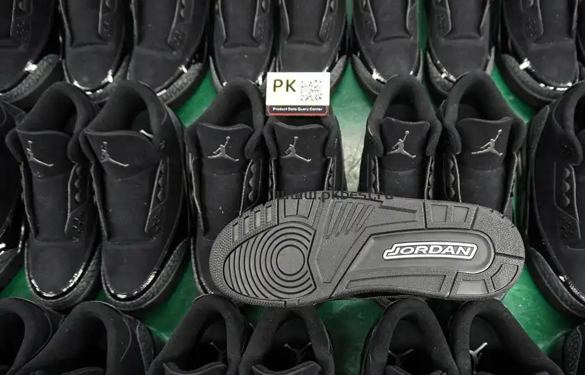 PK GOD  Air Jordan 3 Retro Black Cat RETAIL MATERIALS READY TO SHIP