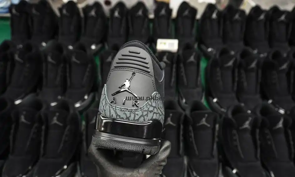 PK GOD  Air Jordan 3 Retro Black Cat RETAIL MATERIALS READY TO SHIP