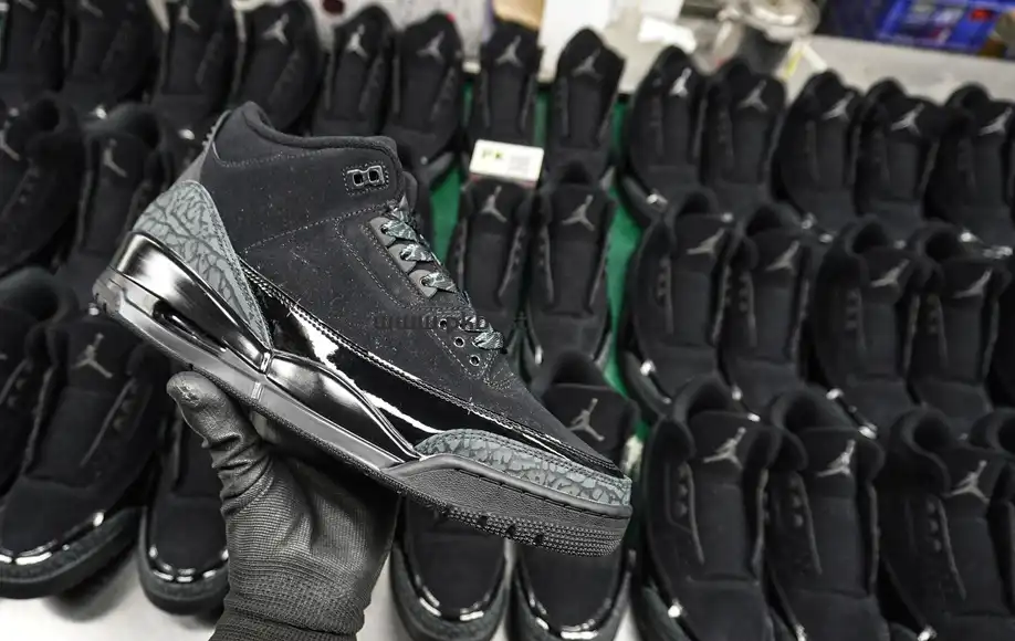 PK GOD  Air Jordan 3 Retro Black Cat RETAIL MATERIALS READY TO SHIP