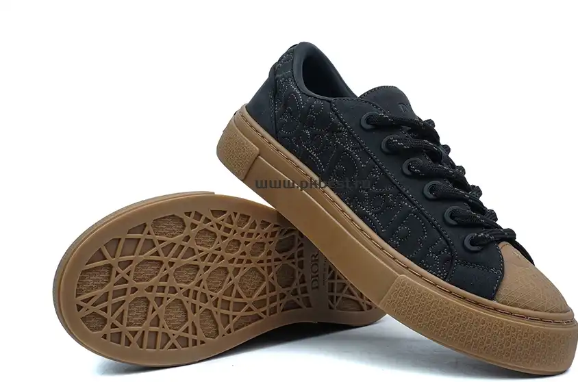 PK GOD Stone Island x Dior B33 Skateboard Shoes “Black” RETAIL MATERIALS READY TO SHIP