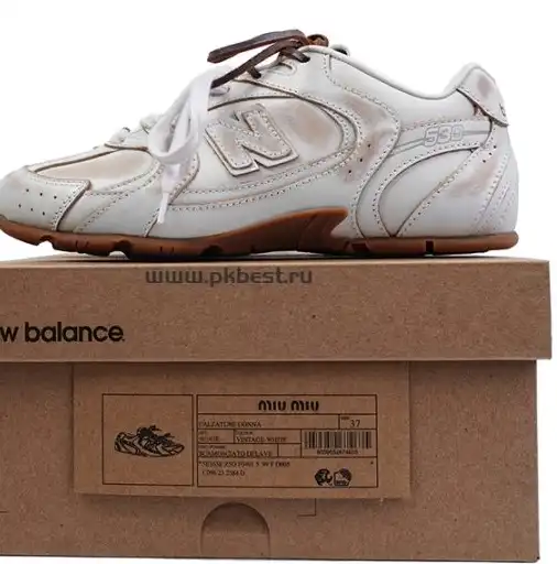 PK God New Balance 530 x MIU MIU Grey RETAIL MATERIALS READY TO SHIP