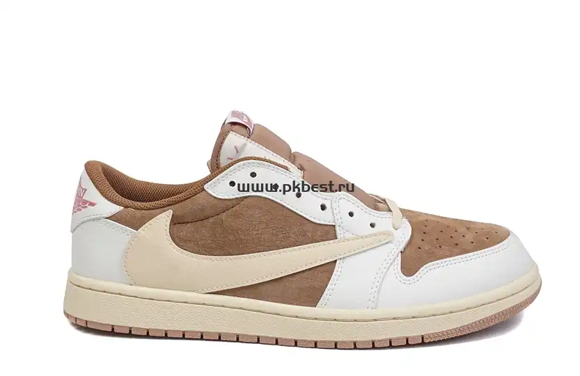 PK GOD  Air Jordan 1 Low Travis Scott Fujiwara RETAIL MATERIALS READY TO SHIP