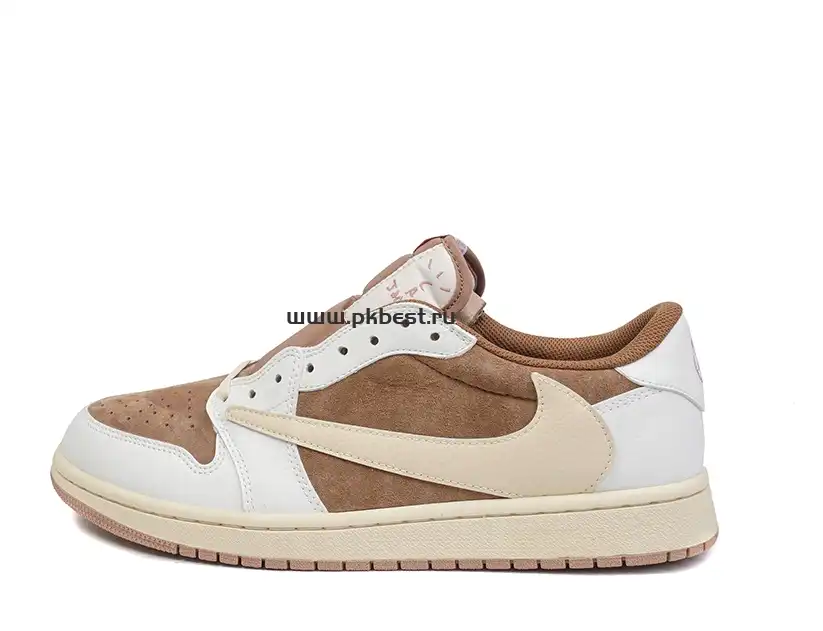 PK GOD  Air Jordan 1 Low Travis Scott Fujiwara RETAIL MATERIALS READY TO SHIP