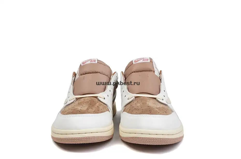 PK GOD Travis Scott x Jordan Air Jordan 1 Low OG Brown powder RETAIL MATERIALS READY TO SHIP