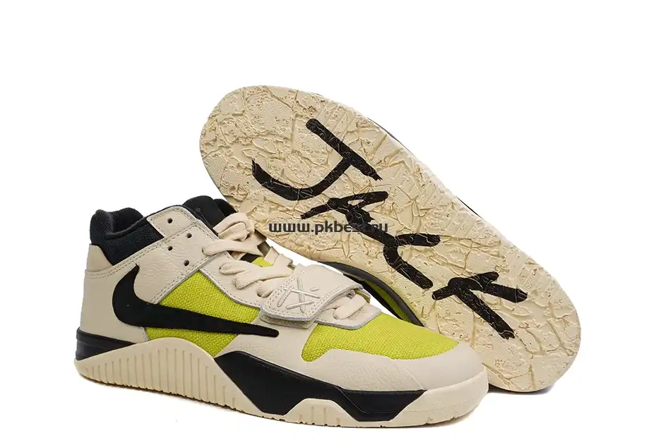 PK 5.0  Jordan Jumpman Jack TR “Bright Cactus”Beige black yellow RETAIL MATERIALS READY TO SHIP