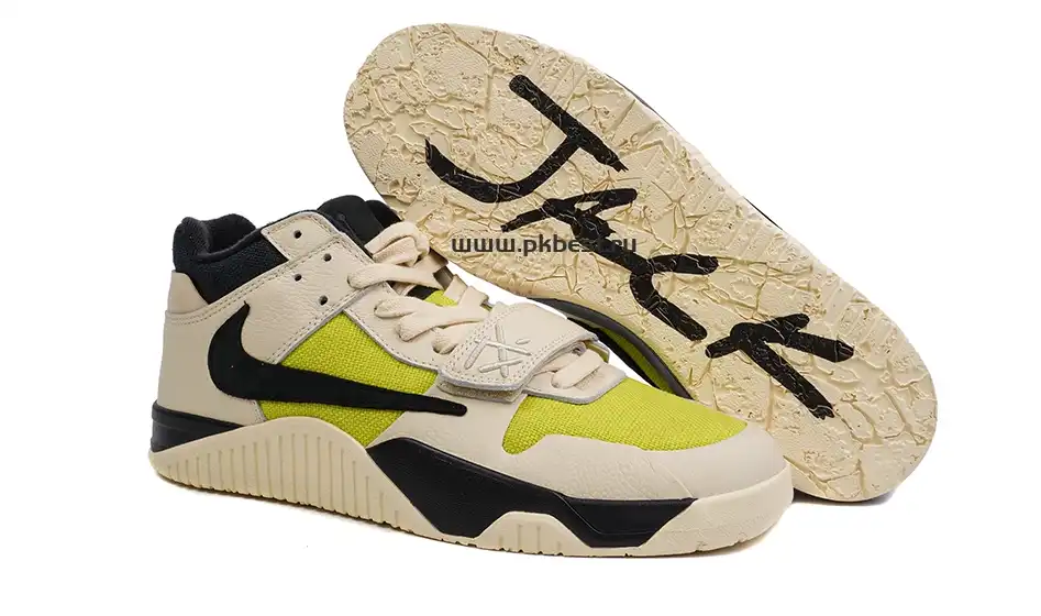 PK 5.0  Jordan Jumpman Jack TR “Bright Cactus”Beige black yellow RETAIL MATERIALS READY TO SHIP