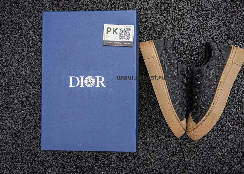 PK GOD Stone Island x Dior B33 Skateboard Shoes “Black” RETAIL MATERIALS READY TO SHIP