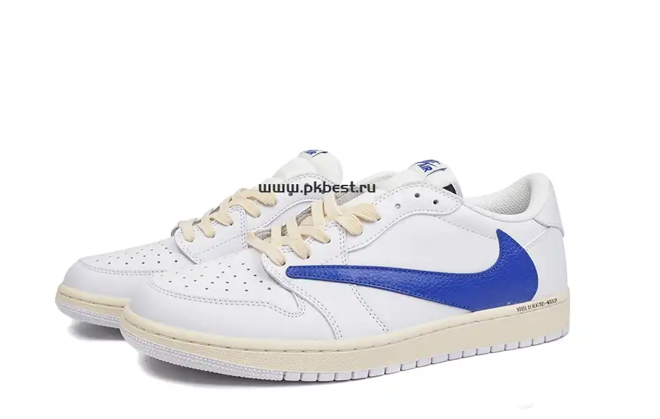 PK GOD Travis Scott x Fragment Design x Jordan Air Jordan 1 white RETAIL MATERIALS READY TO SHIP