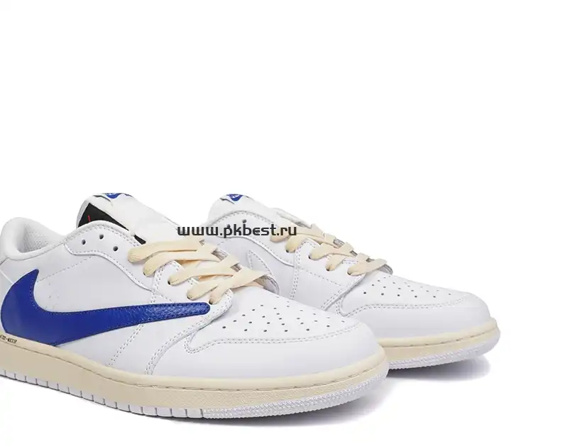 PK GOD Travis Scott x Fragment Design x Jordan Air Jordan 1 white RETAIL MATERIALS READY TO SHIP