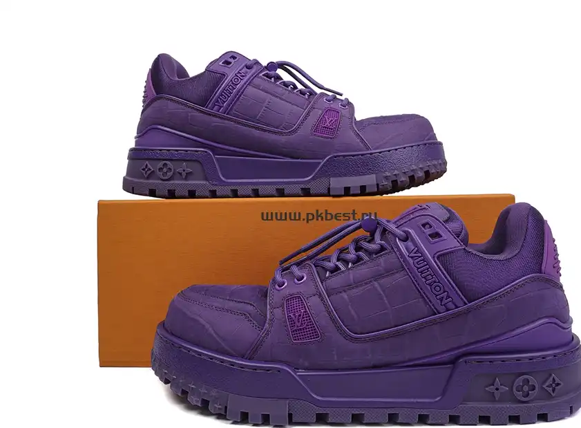 PK GOD LOUIS VUITTON Trainer Maxi  purple RETAIL MATERIALS READY TO SHIP