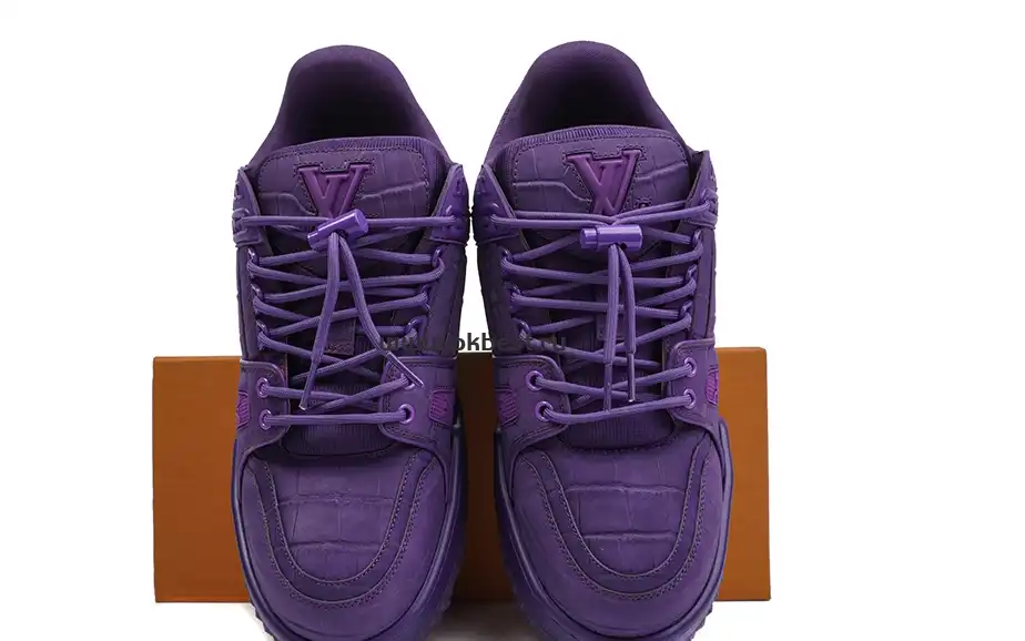 PK GOD LOUIS VUITTON Trainer Maxi  purple RETAIL MATERIALS READY TO SHIP