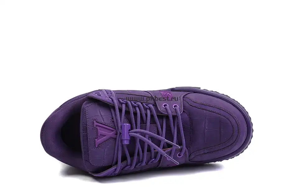 PK GOD LOUIS VUITTON Trainer Maxi  purple RETAIL MATERIALS READY TO SHIP