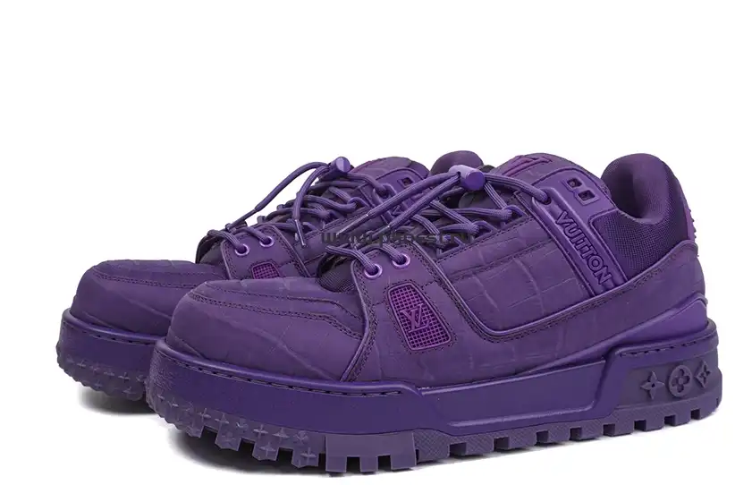 PK GOD LOUIS VUITTON Trainer Maxi  purple RETAIL MATERIALS READY TO SHIP